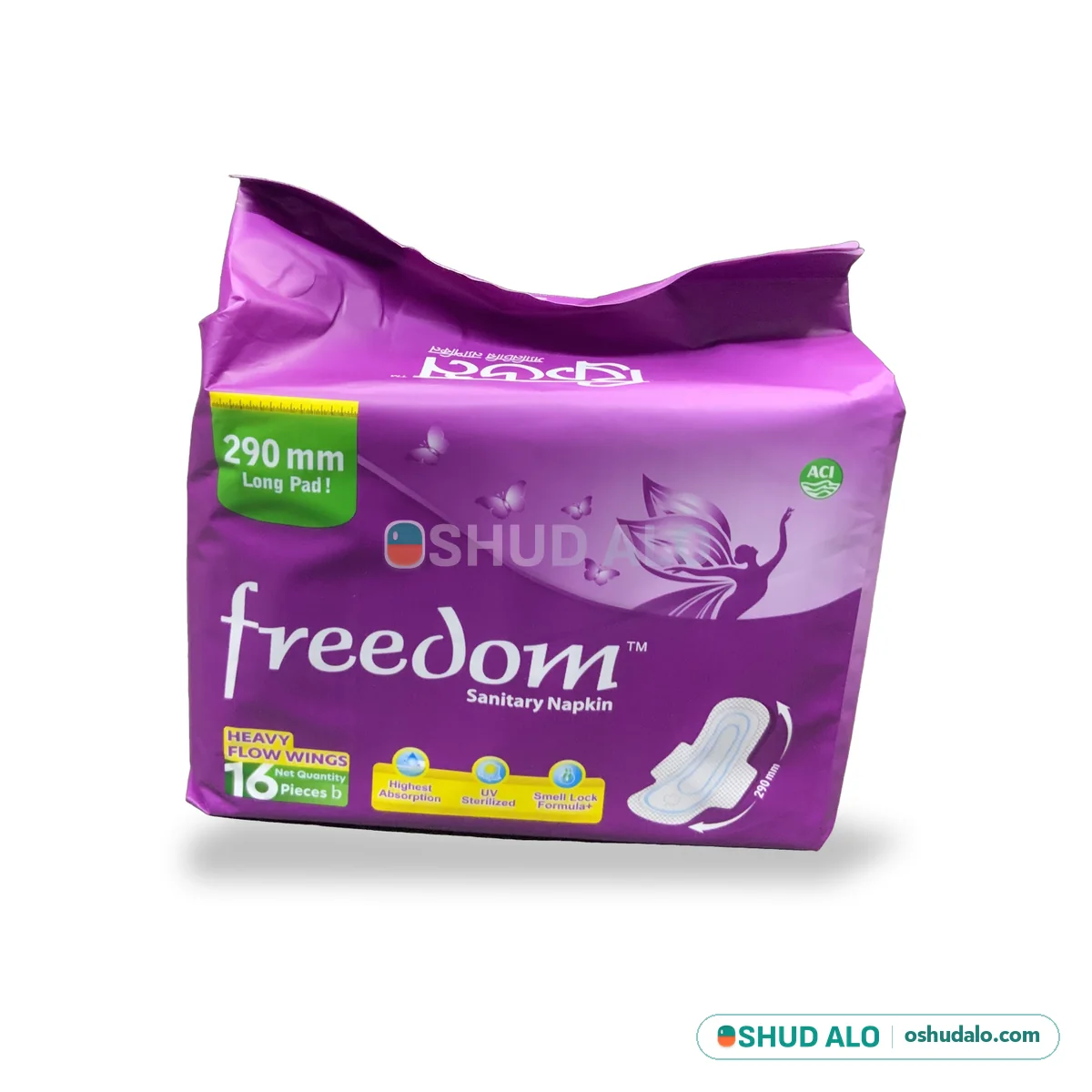 Freedom Sanitary Napkin Heavy Flow Wings