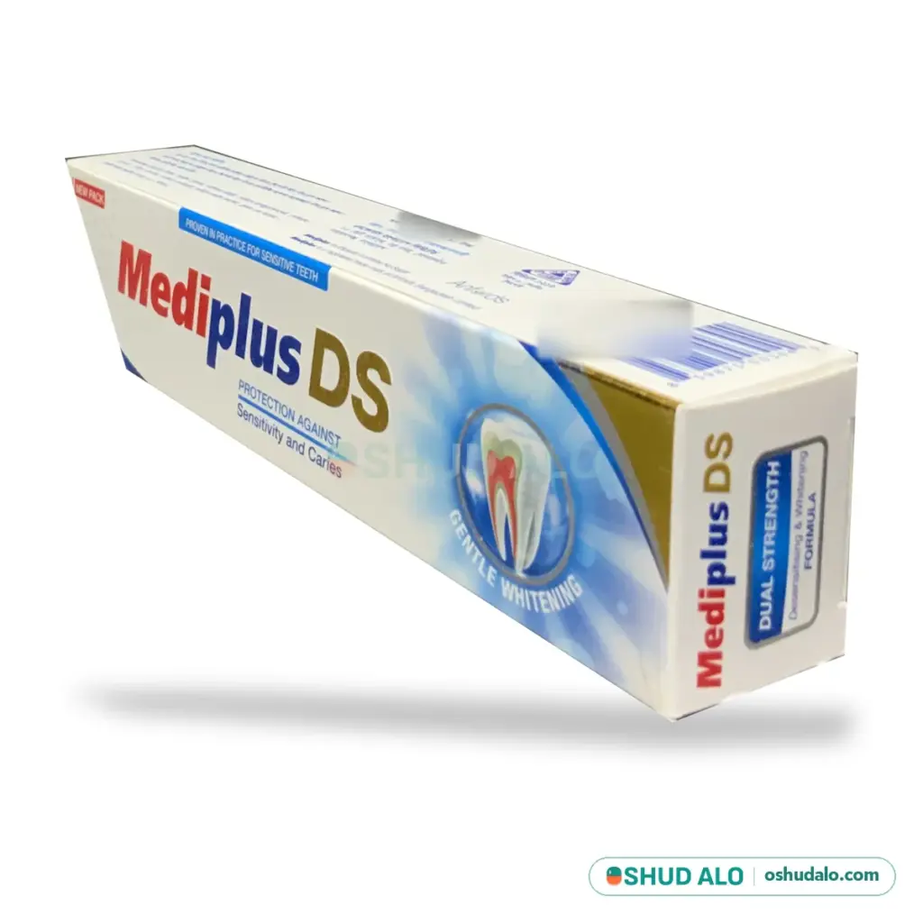 Mediplus DS Toothpaste 90 g, Side Angle