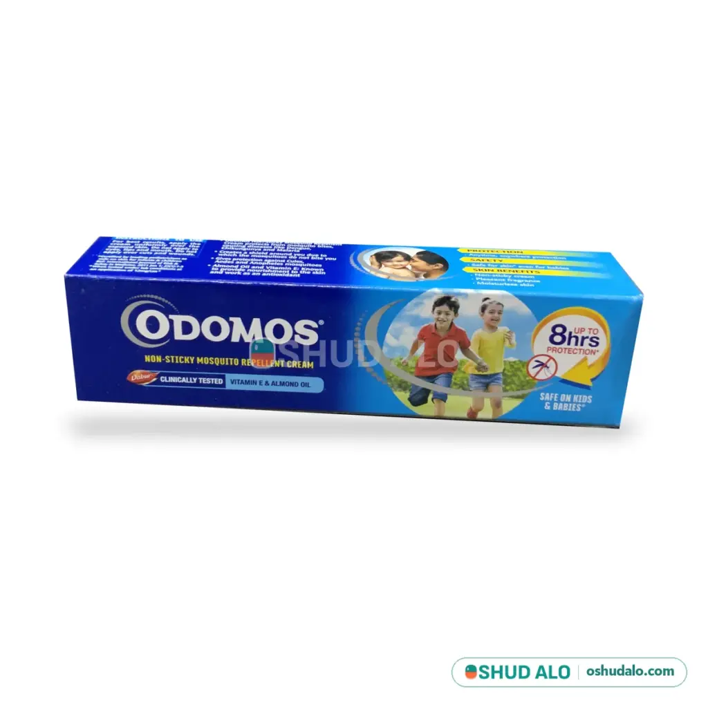 ODOMOS Mosquito Repellent Cream 100 g, Side Angle