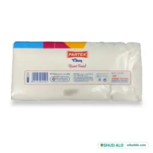 Partex Cleen Hand Towel Tissue, Back of Pack
