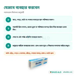 Savlon মাল্টিপারপাস অ্যান্টিসেপটিক ক্রিম, যেভাবে ব্যবহার করবেন