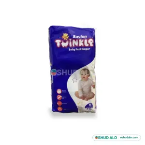 Savlon Twinkle Baby Pant Diaper M · 40 pieces, Front of Pack