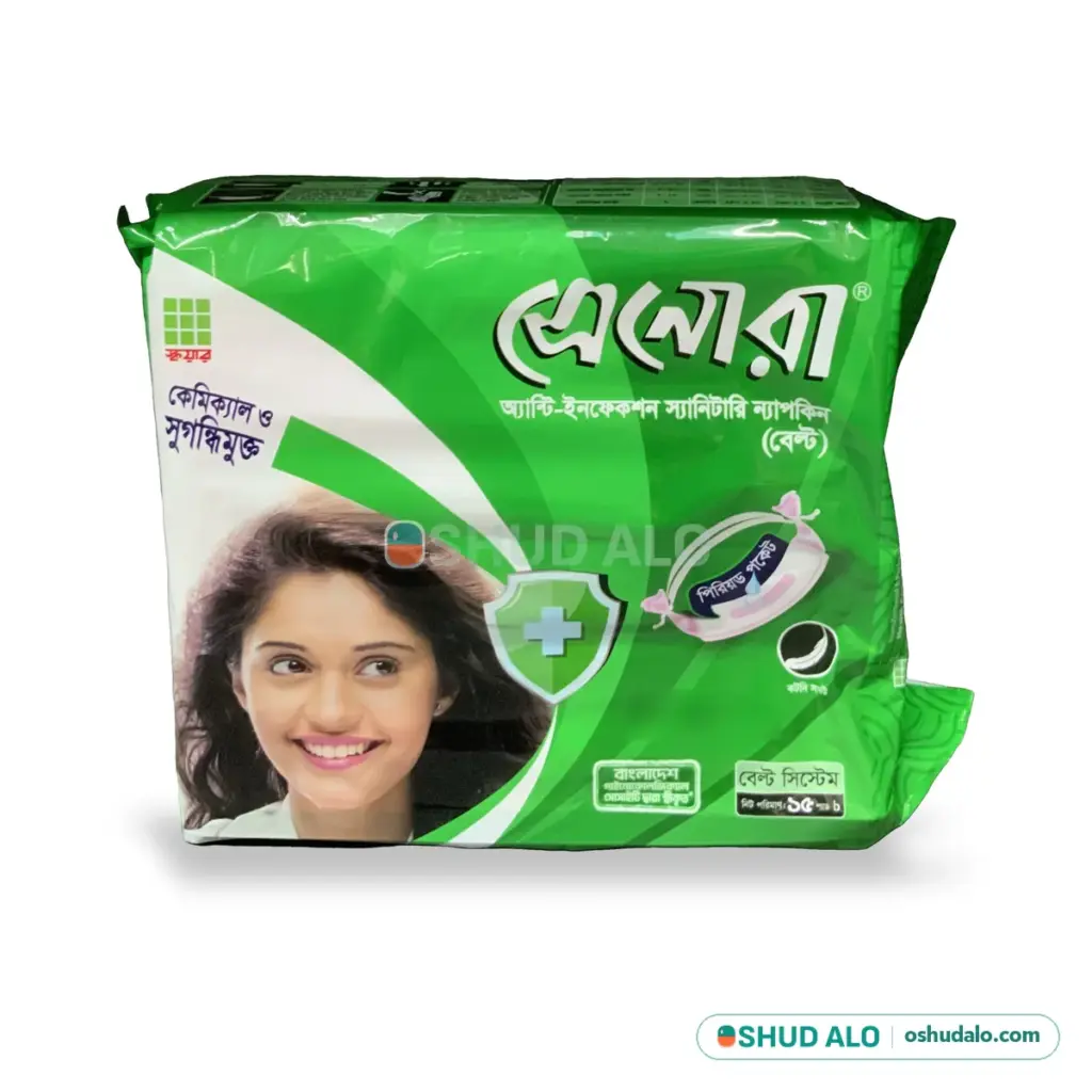 Senora Sanitary Napkin (Belt System) 15 pads, Front of Pack